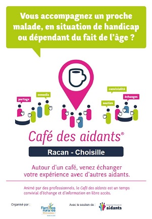 Affiche du café des aidants de Racan-Choisille