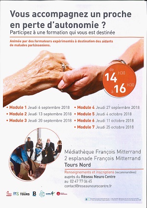 Affiche annonçant les dates des modules de formation