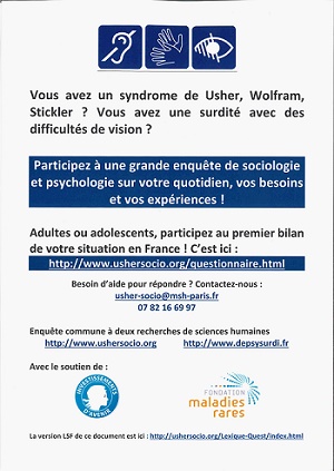 Affiche de l'enquête