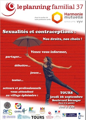 Affiche de la journée d'information sur la contraception