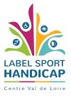 Logo du label sport et handicap région centre val de Loire